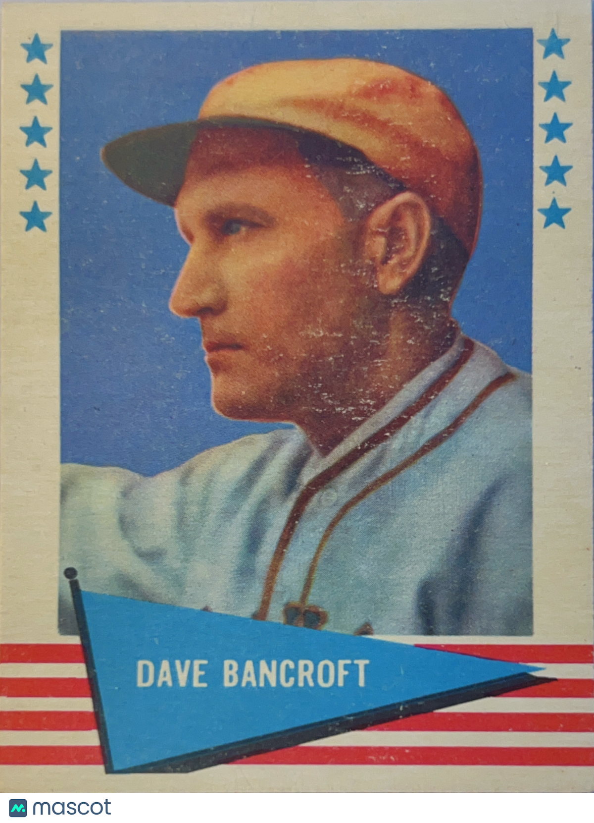 1961 Fleer Baseball Greats Dave Bancroft #7