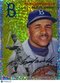 2023 Topps Chrome Platinum Roy Campanella #494 Yellow Speckle Refractor /150