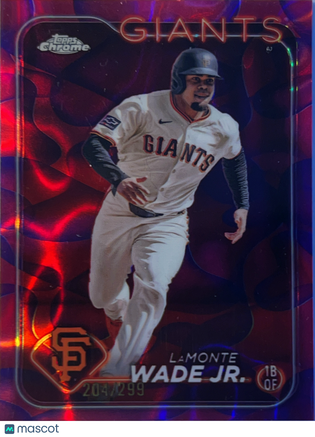 2024 Topps Chrome Update LaMonte Wade Jr. #USC144 Magenta Lava Lamp /299