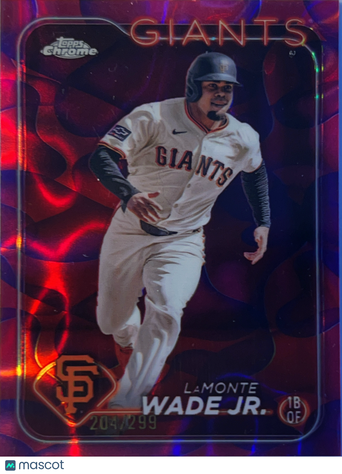2024 Topps Chrome Update LaMonte Wade Jr. #USC144 Magenta Lava Lamp /299