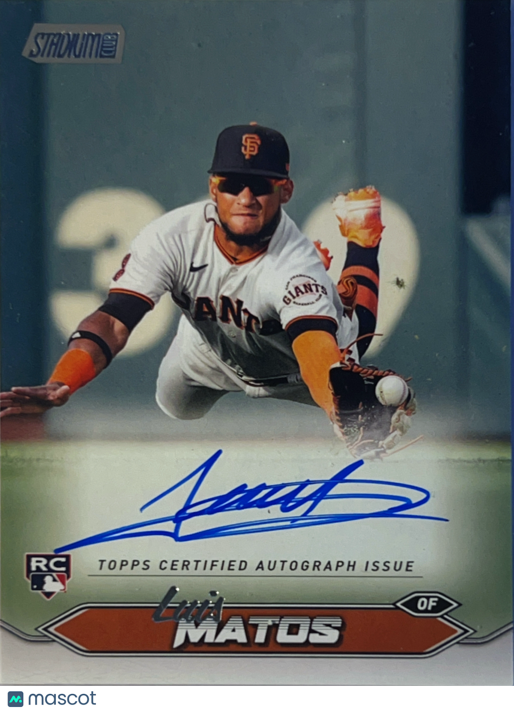 2023 Topps Stadium Club Luis Matos #SCBA-LM RC Auto
