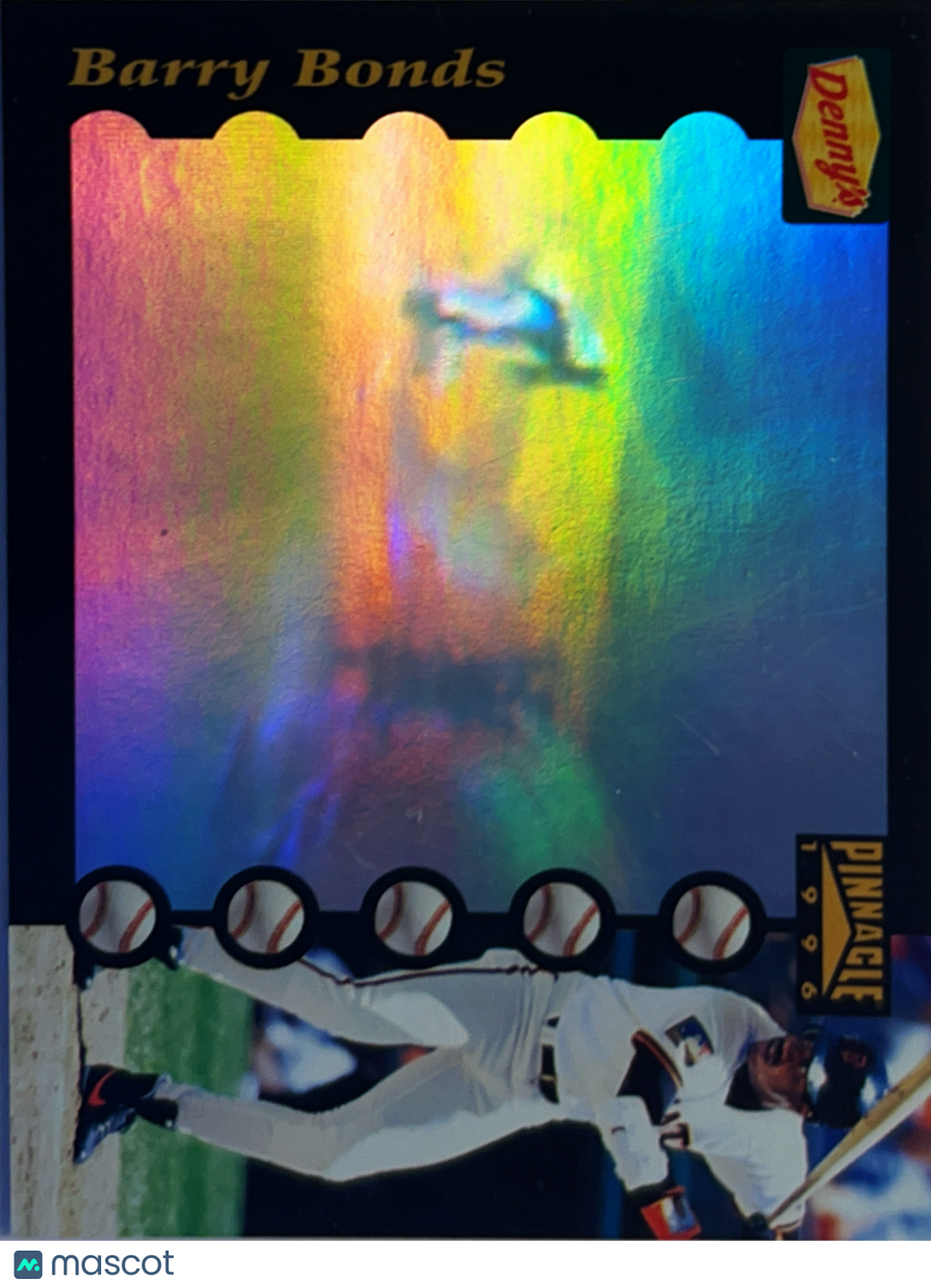 1996 Pinnacle Denny's Hologram Barry Bonds #8 of 28