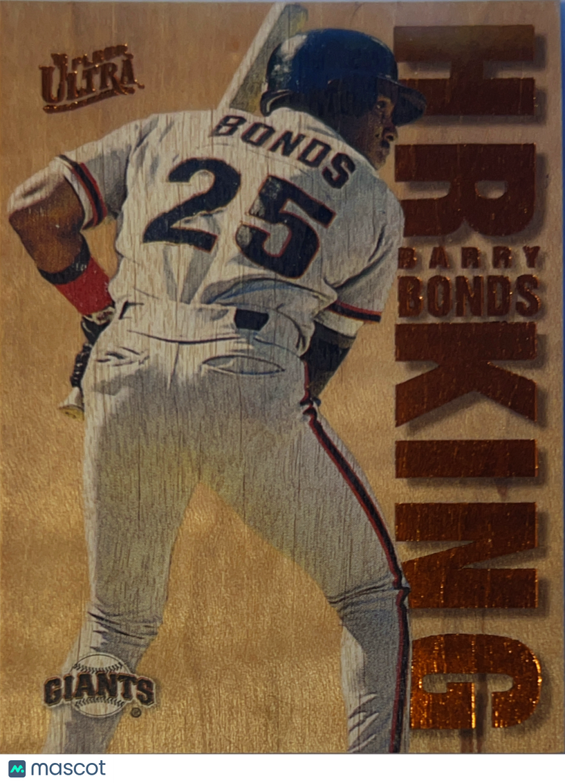 1995 Fleer Ultra HR King Barry Bonds #3 Wood