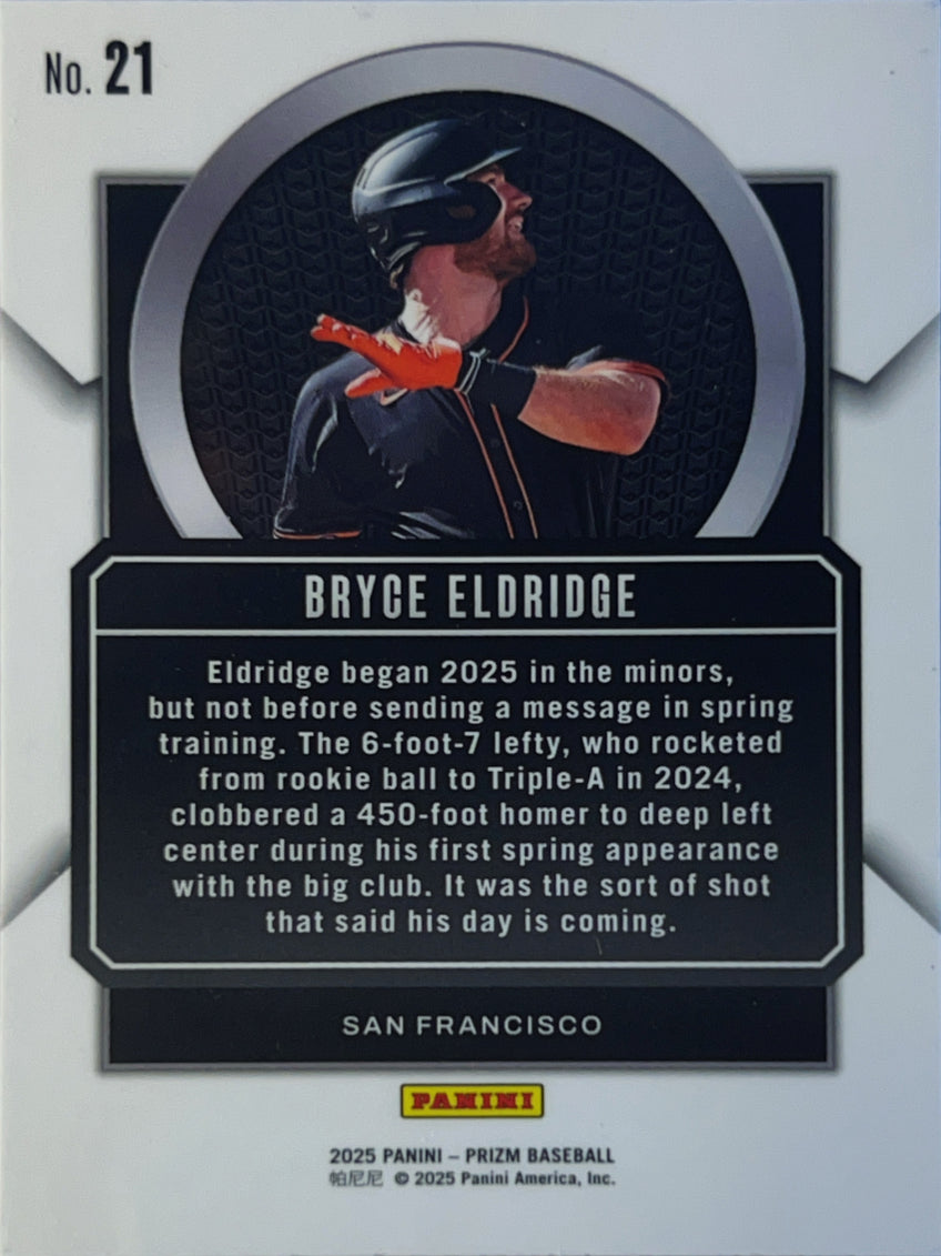 2025 Panini Prizm Talisman Bryce Eldridge #21