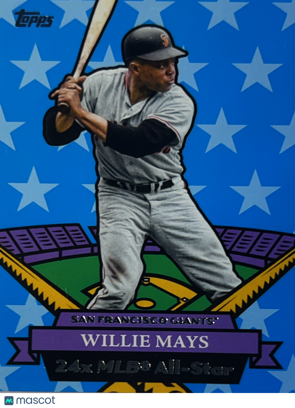 1959 Topps Archives Willie Mays #07AS-21 Blue Star