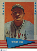 1961 Fleer Baseball Greats Johnny Mize #63