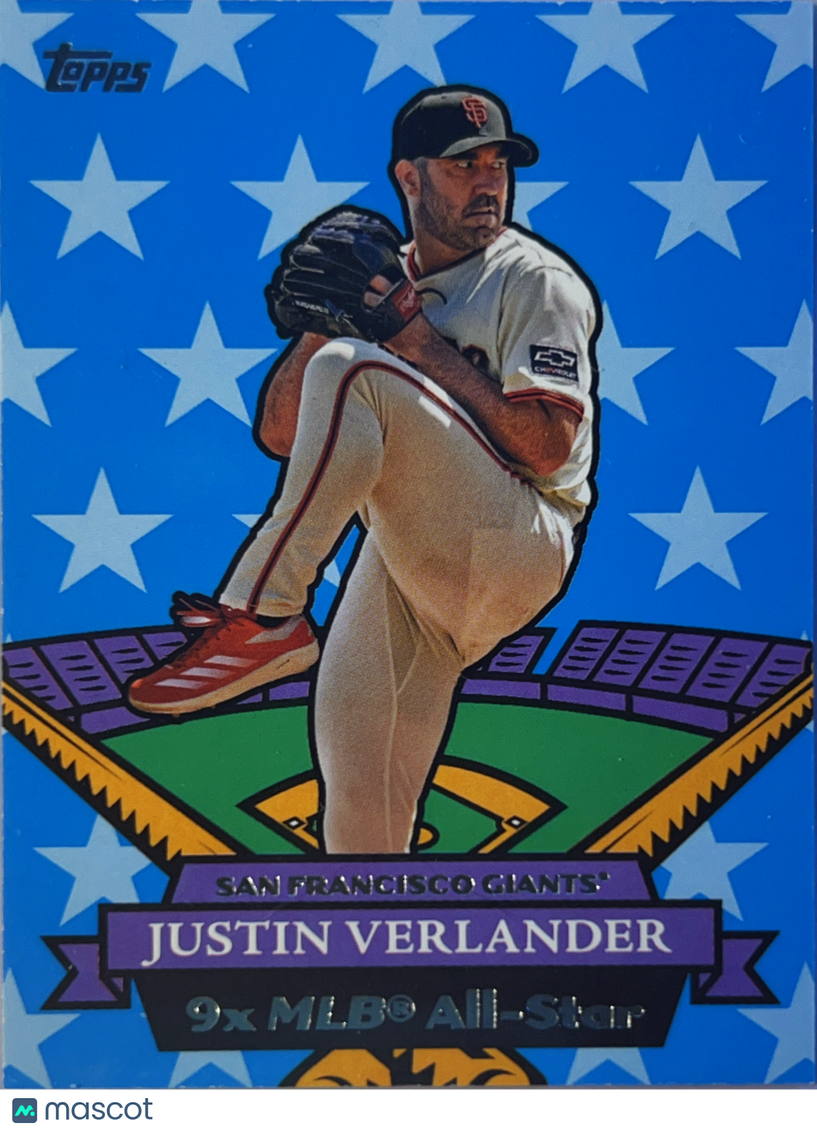 2025 Topps Archives Justin Verlander #07AS-7 Blue Stars