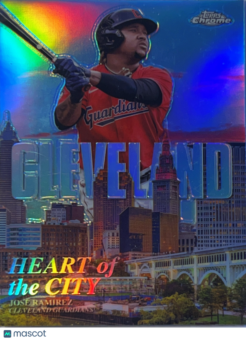 2022 Topps Chrome Heart of the City Jose Ramirez #HOC-7 Refractor