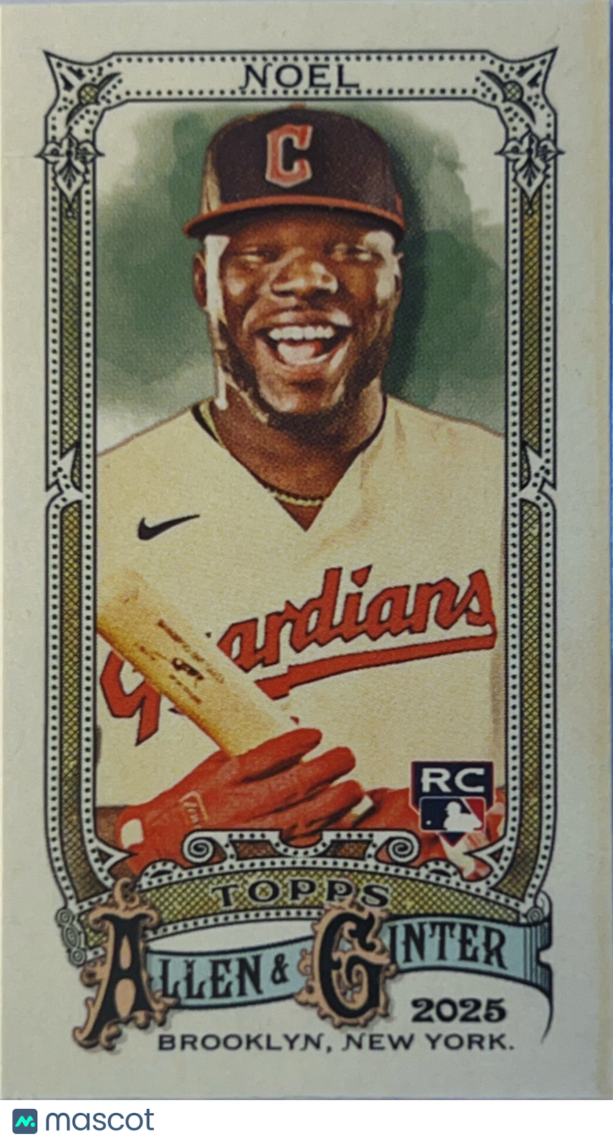 2025 Topps Allen & Ginter Jhonkensy Noel #77 Mini A&G Back RC