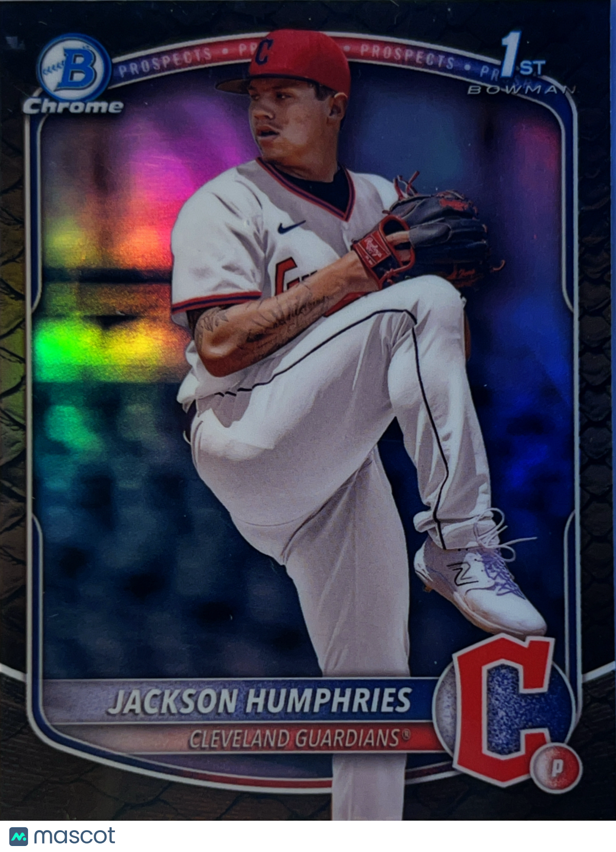 2025 Bowman Chrome Jackson Humphries #BCP-11 Reptilian Refractor /25.