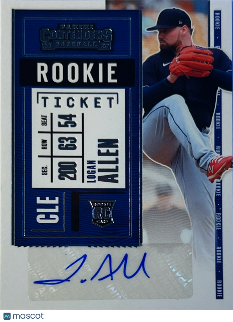 2020 Panini Contenders Baseball Logan Allen #157 RC