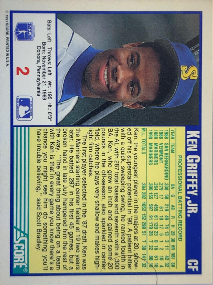 1991 Score Ken Griffey Jr. #2