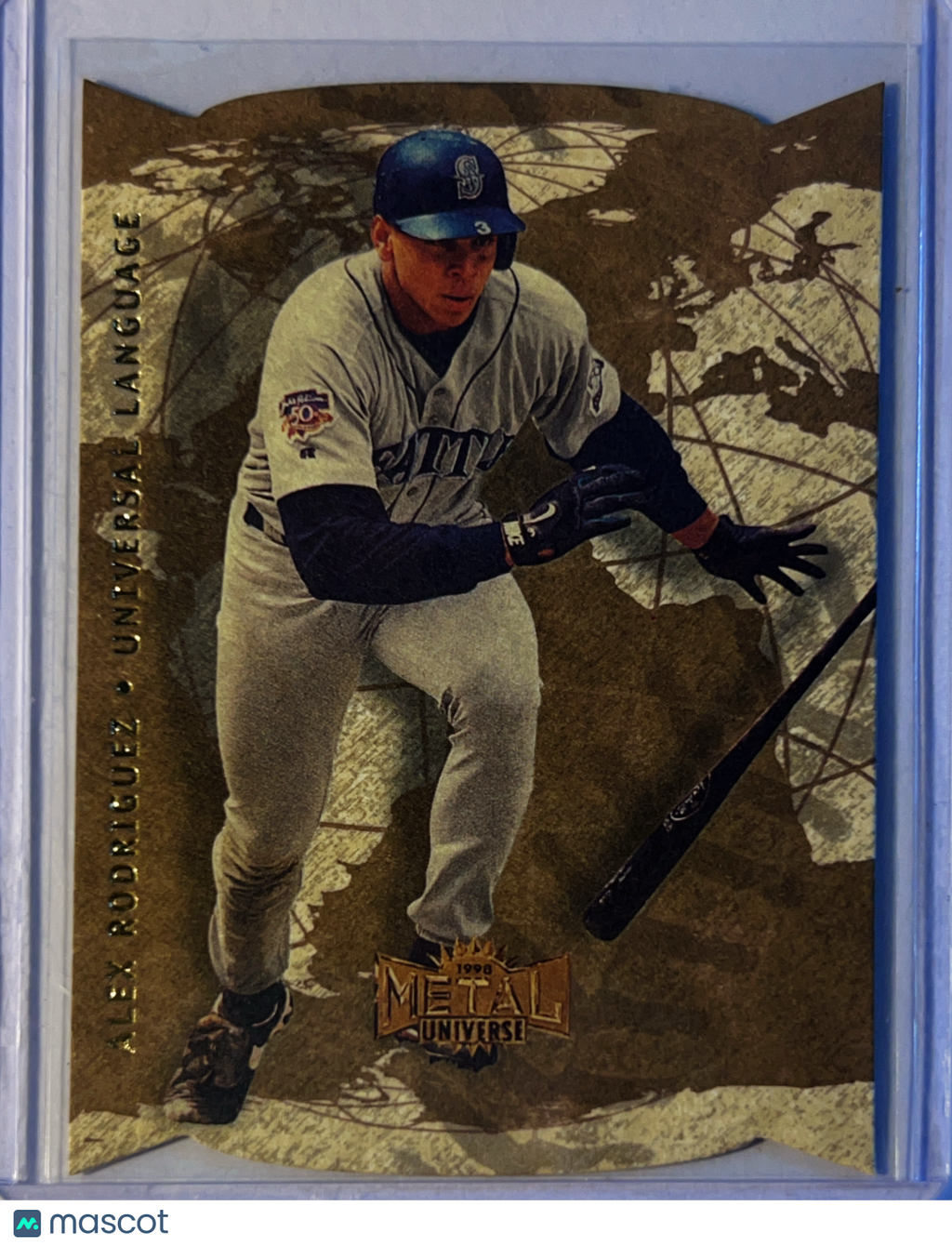 1998 Metal Universe Universal Language Alex Rodriguez #13 of 20 UL