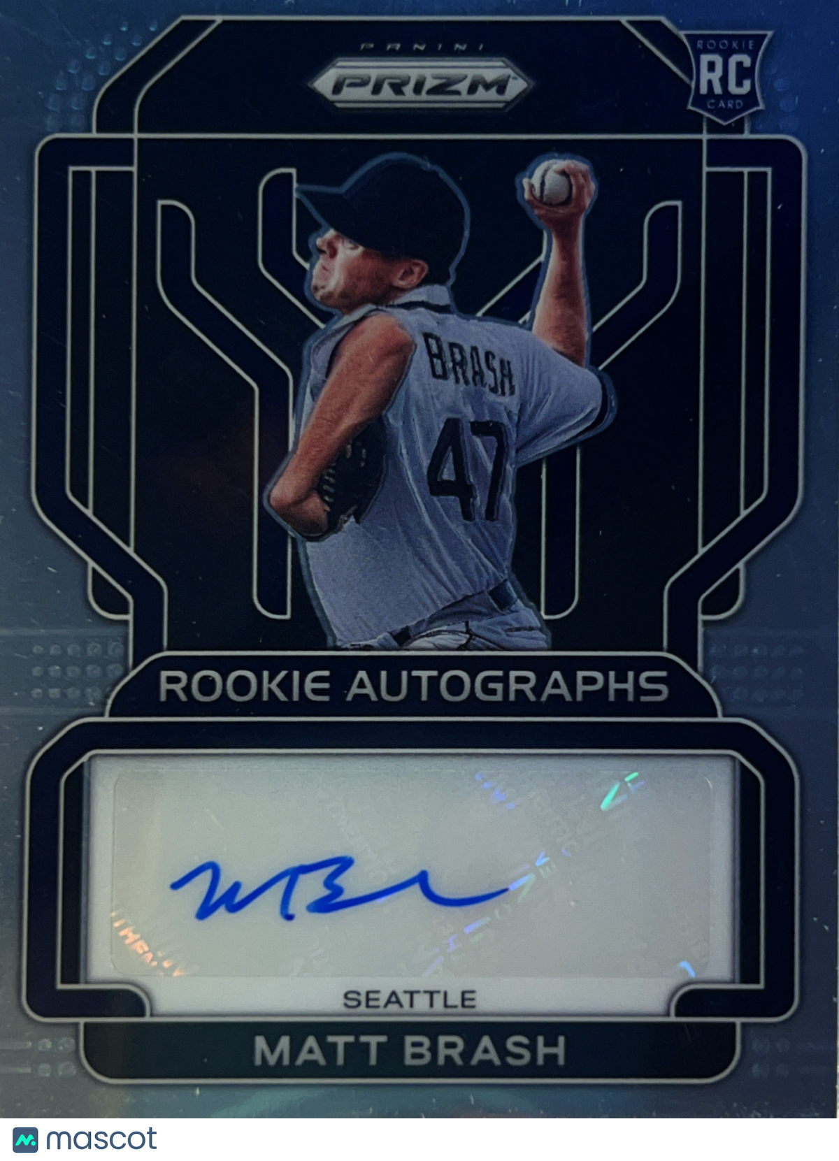 2022 Panini Prizm Baseball Matt Brash #RA-MA RC Auto