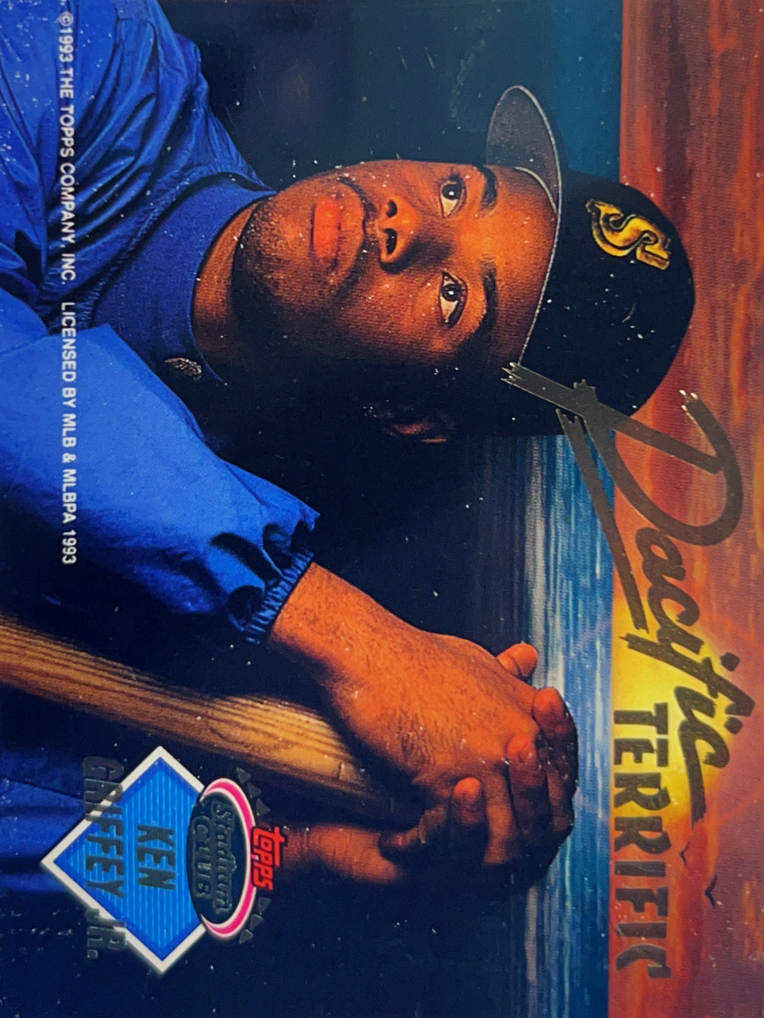 1993 Topps Stadium Club Pacific Terrific Ken Griffey Jr. Darryl Strawberry #1