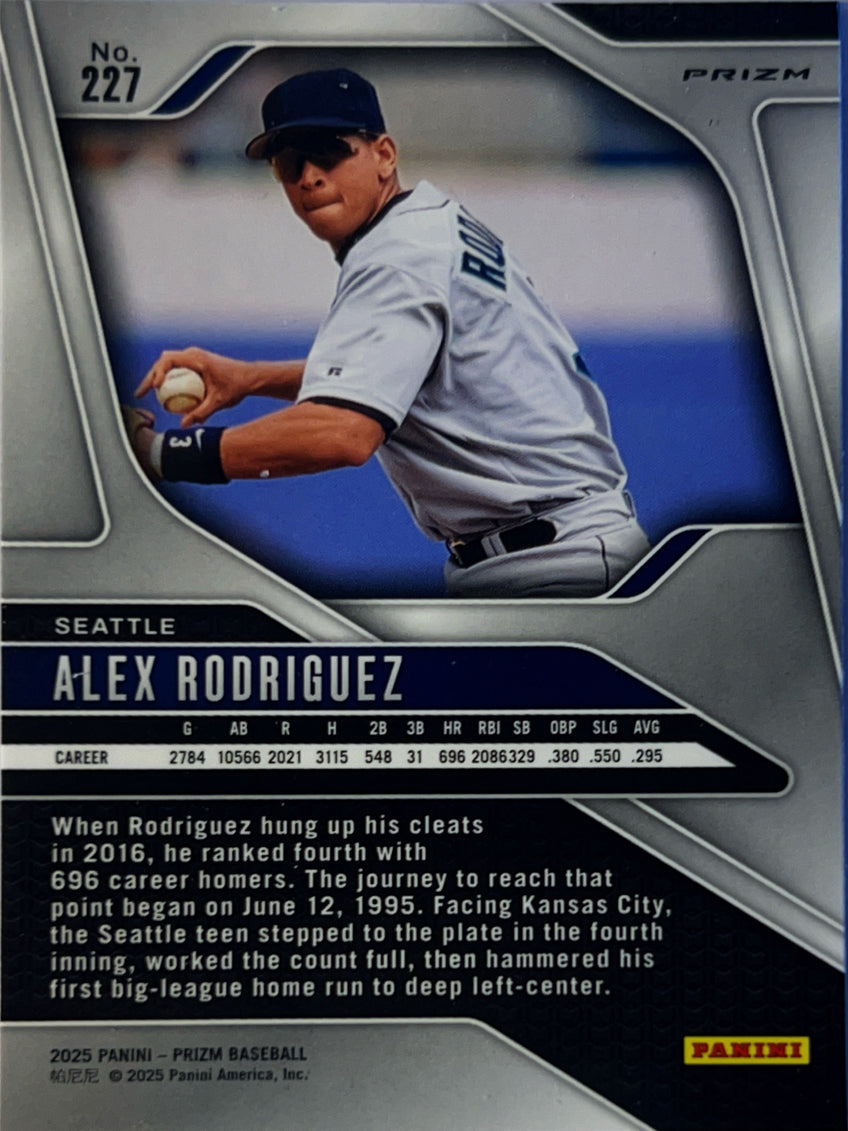 2025 Panini Prizm Baseball Alex Rodriguez #227