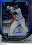 2025 Topps Bowman Chrome Tyler Locklear #CRA-TL Refractor /499 RC Auto