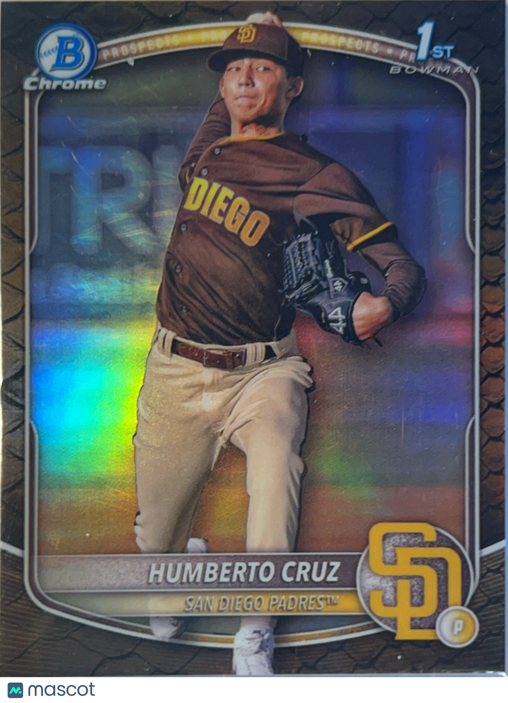 2024 Bowman Chrome Humberto Cruz #BCP-96 Reptilian Refractor