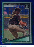 2025 Panini Donruss Baseball Optic Prizm Boston Bateman #118 Blue Velocity