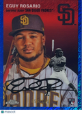 2023 Topps Chrome Eguy Rosario #60 Blue Wave Refractor /100 RC