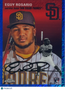 2023 Topps Chrome Eguy Rosario #60 Blue Wave Refractor /100 RC