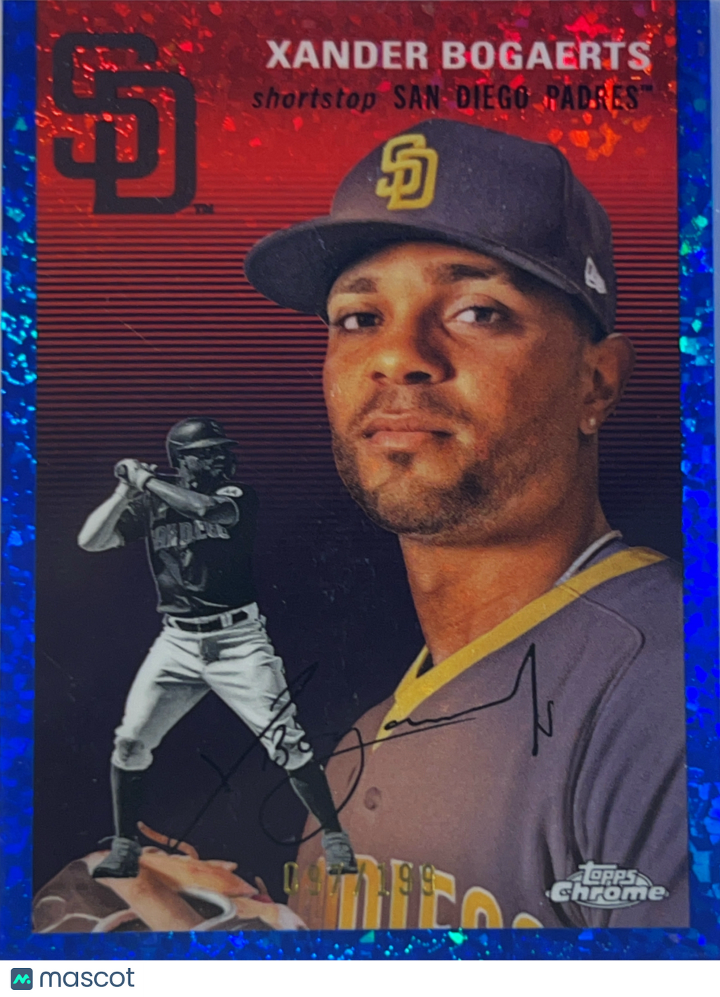 2023 Topps Chrome Xander Bogaerts #367 Blue /199