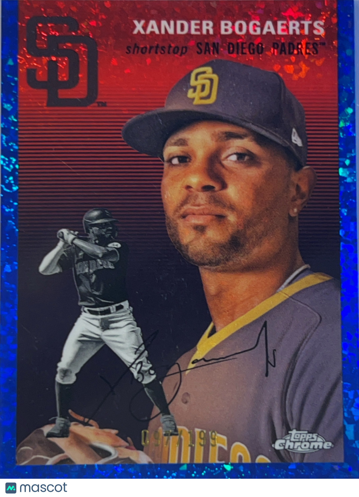 2023 Topps Chrome Xander Bogaerts #367 Blue /199