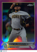 2022 Topps Chrome Joe Musgrove #11 Pink Refractor