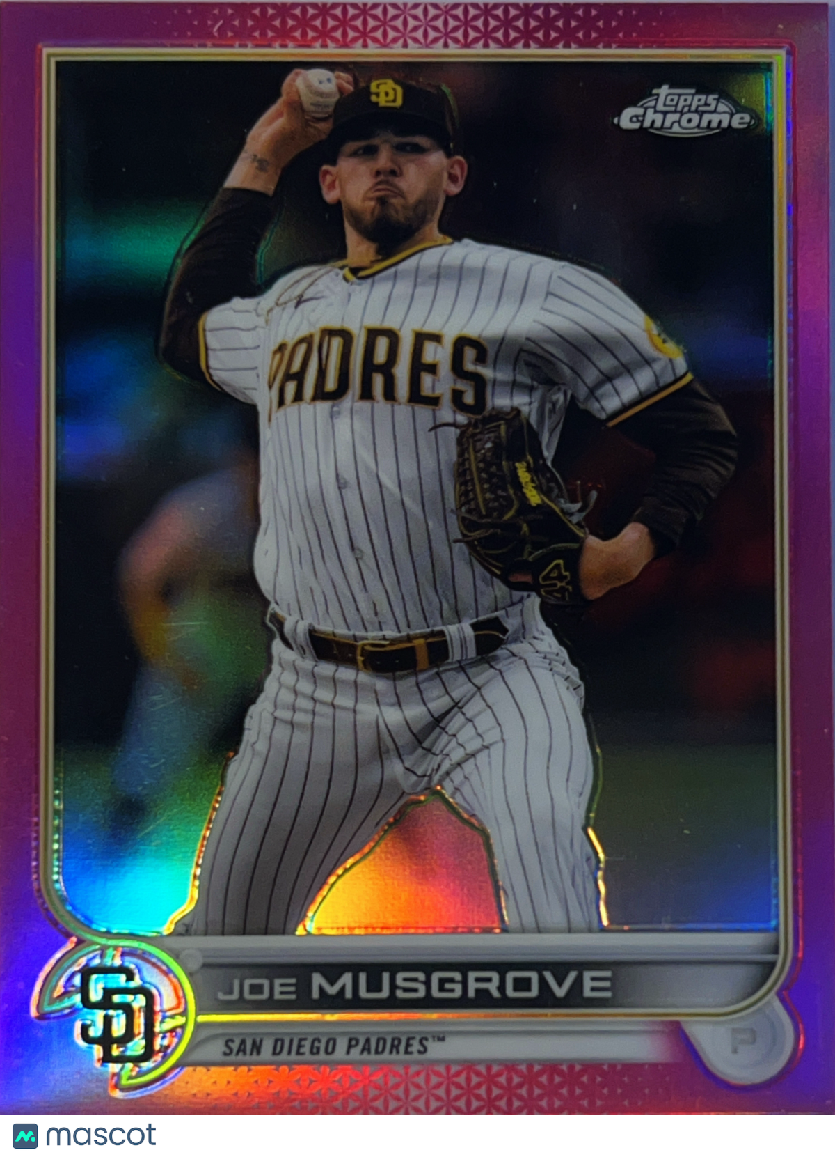 2022 Topps Chrome Joe Musgrove #11 Pink Refractor