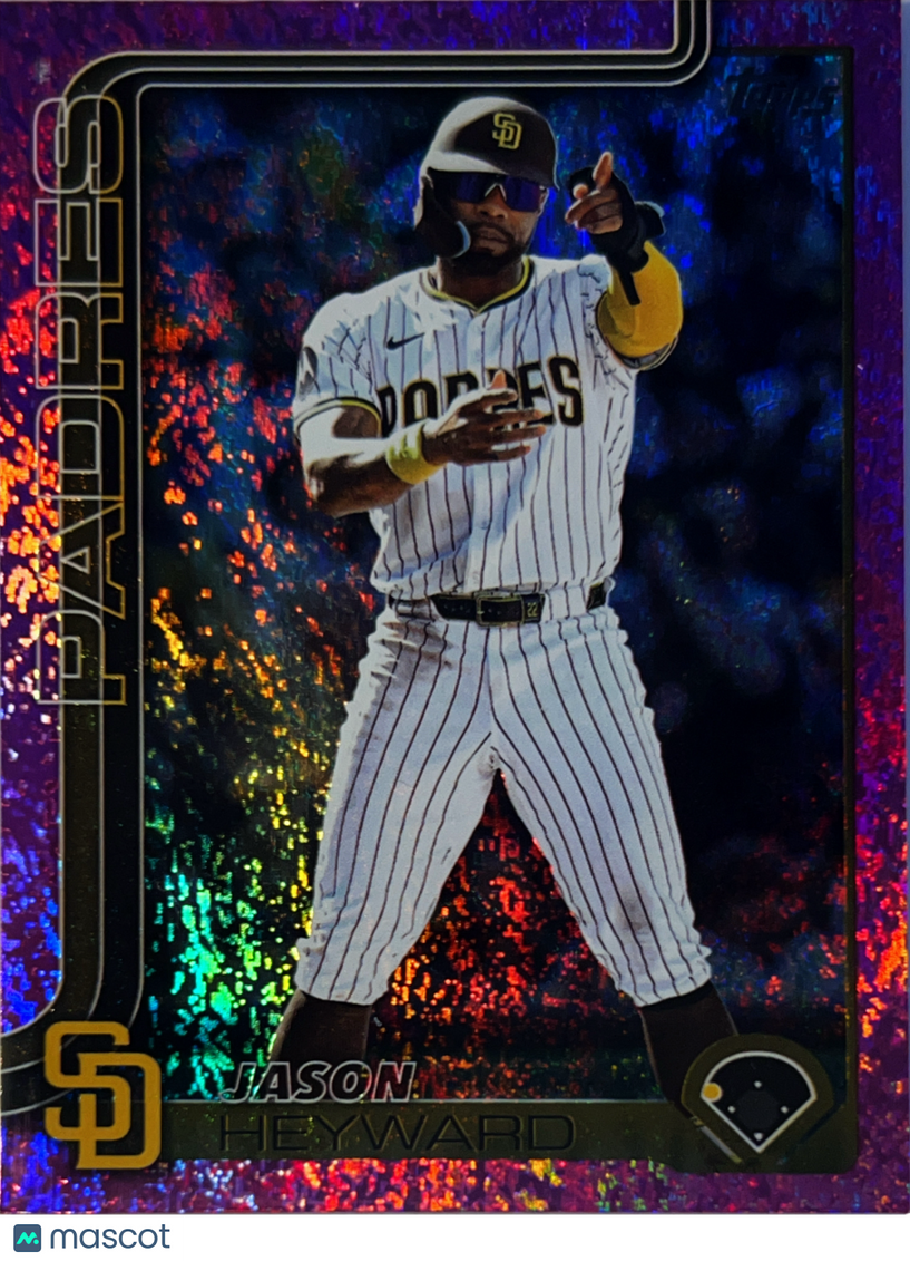2025 Topps Update Series Jason Heyward #US71 Purple Foil