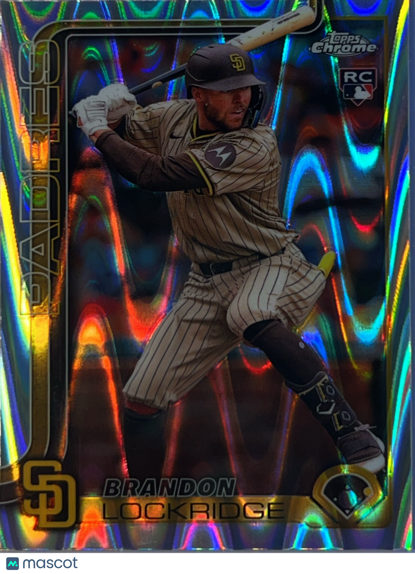 2025 Topps Chrome Brandon Lockridge #106 RayWave RC