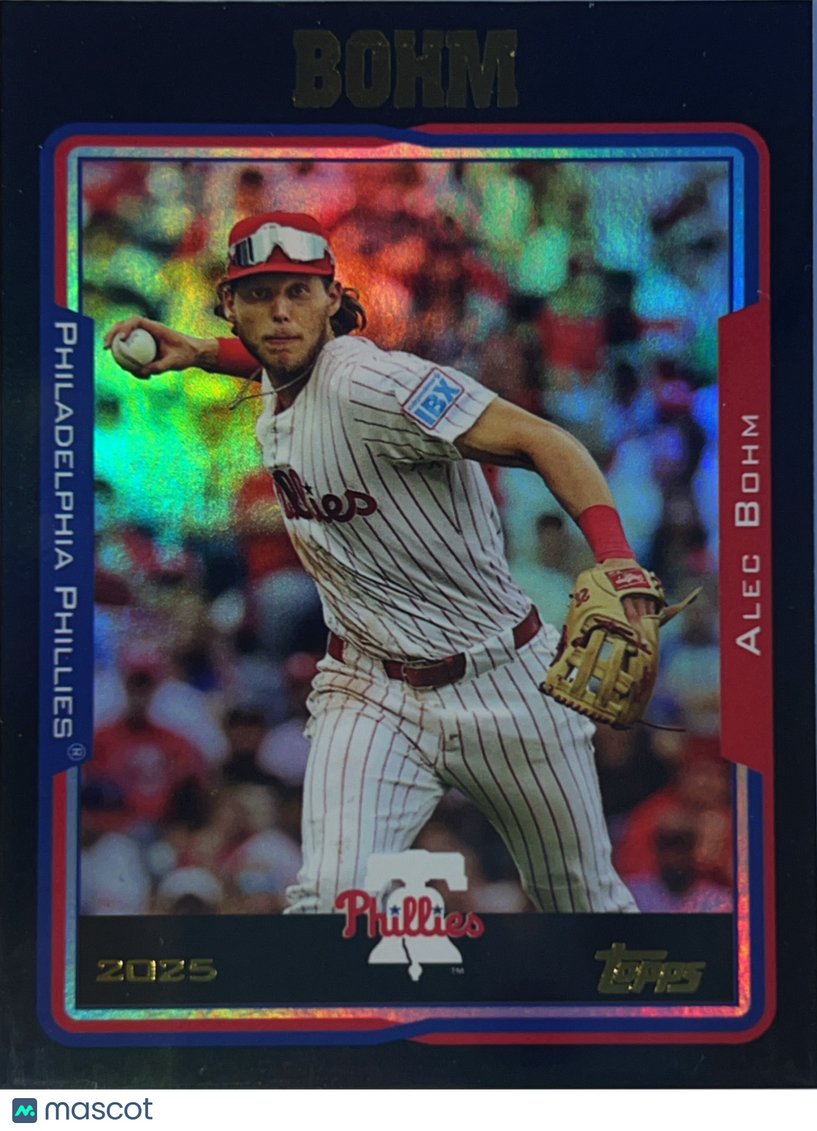 2025 Topps Alec Bohm #237 Black Foil