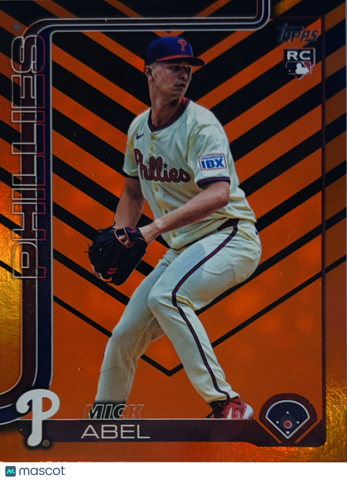 2025 Topps Update Series Mick Abel #US127 Orange Foil RC