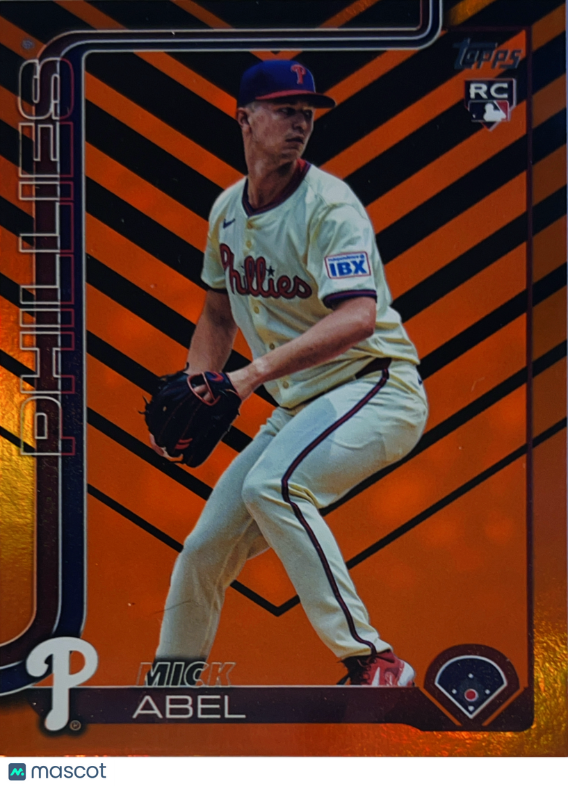 2025 Topps Update Series Mick Abel #US127 Orange Foil RC