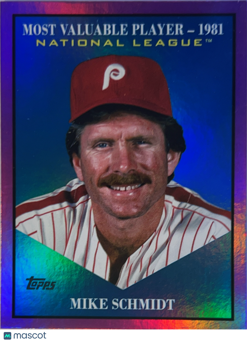 2025 Topps Most Valuable Player Mike Schmidt #MV-28 Pink Foil