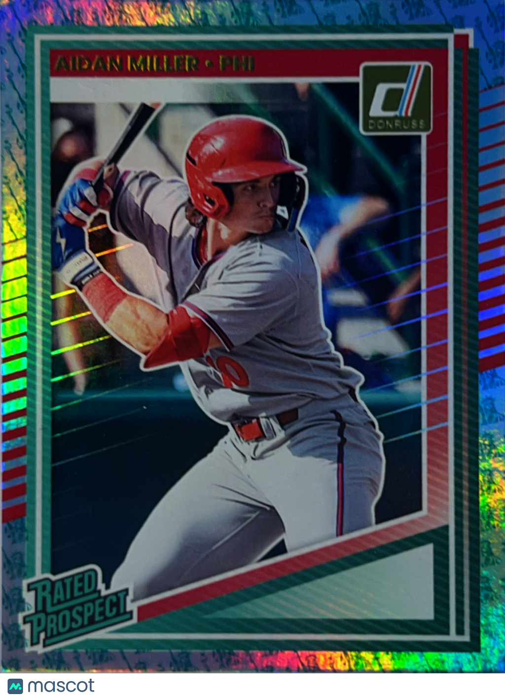 2025 Panini Donruss Baseball Aidan Miller #141 Liberty Holo Rated Prospect