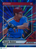 2024 Panini Donruss Baseball Scott Rolen #12 Carolina Blue Laser /249