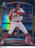 2025 Bowman Chrome Kristian Campbell #BCP-42 Reptilian Refractor