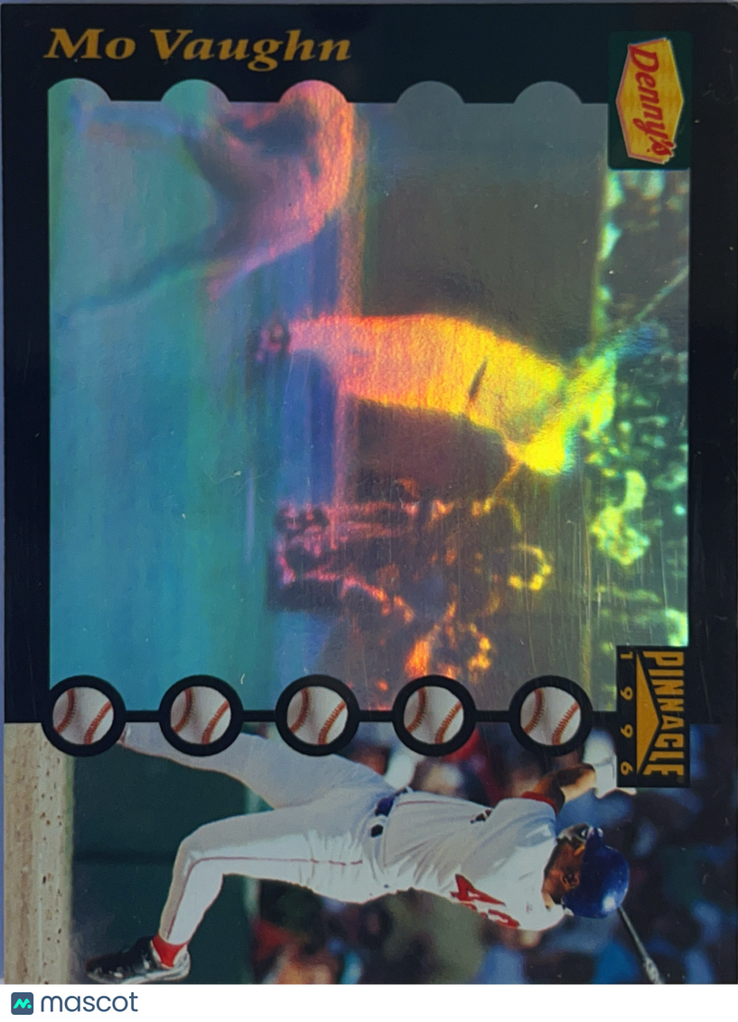 1996 Pinnacle Denny's Hologram Mo Vaughn #5 of 28