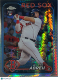 2024 Topps Chrome Wilyer Abreu #165 Logofractor RC