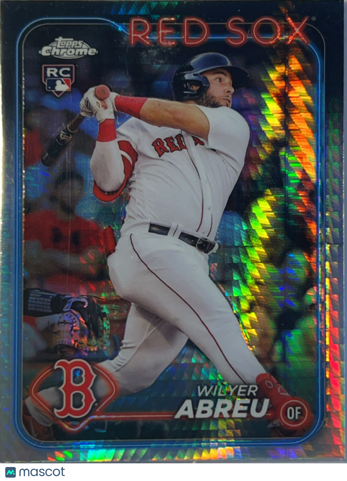 2024 Topps Chrome Wilyer Abreu #165 Logofractor RC