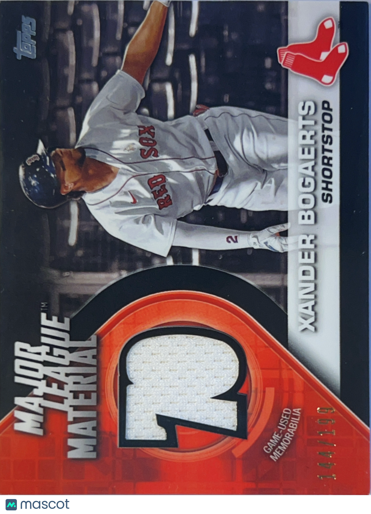 2021 Topps Major League Material Series 2 Xander Bogaerts #MLM-XB /199