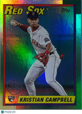 2025 Topps Kristian Campbell #U90-36 Rainbow Foil RC