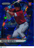 2025 Panini Prizm Baseball Kristian Campbell #1 Blue Shimmer RC