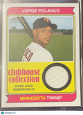 2023 Topps Heritage Clubhouse Collection Jorge Polanco #CCR-JP Relic