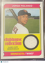 2023 Topps Heritage Clubhouse Collection Jorge Polanco #CCR-JP Relic