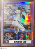 2025 Topps Chrome 1990 35th Anniversary Brooks Lee #90CB-20 Purple Refractor RC