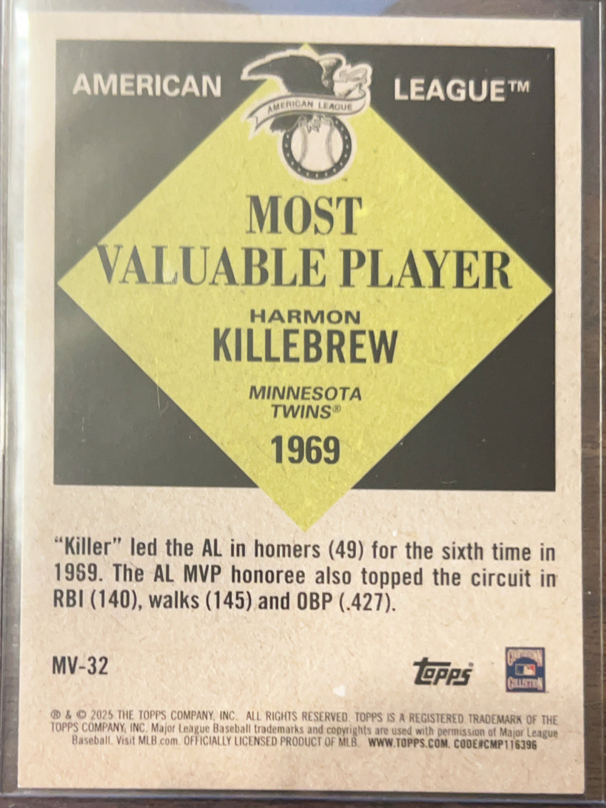 2025 Topps Harmon Killebrew #MV-32
