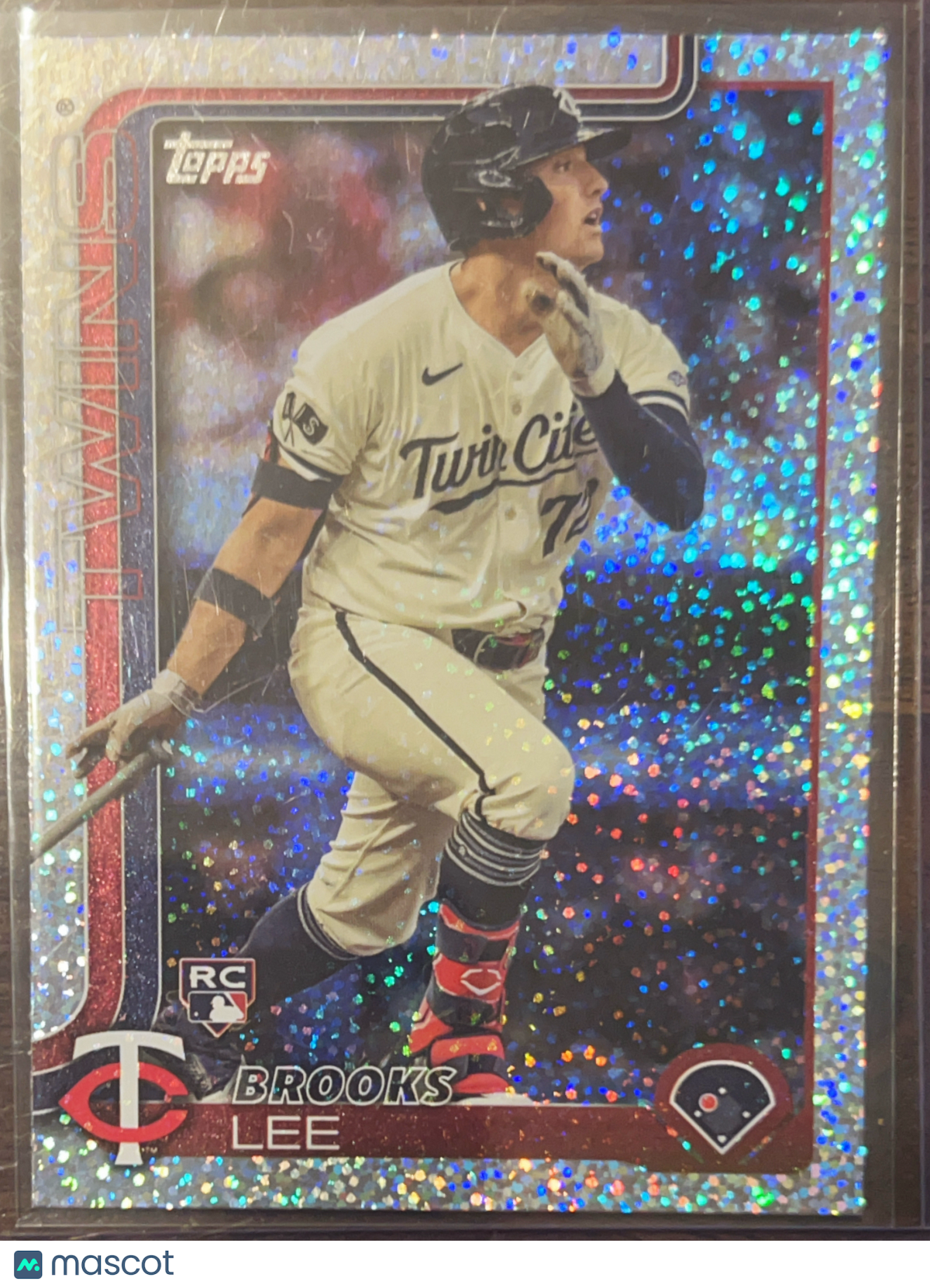 2025 Topps Series 1 Brooks Lee #317 Sandglitter RC