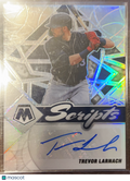 2022 Panini Mosaic Prizm Scripts Trevor Larnach #SC-LH / Auto